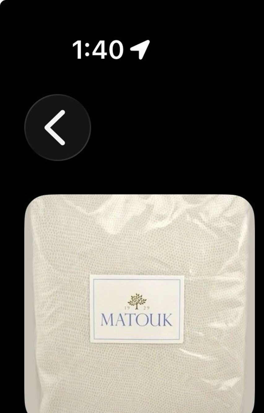 Matouk Jasper Cotton Sateen ONE STANDARD Pillowsham Dune